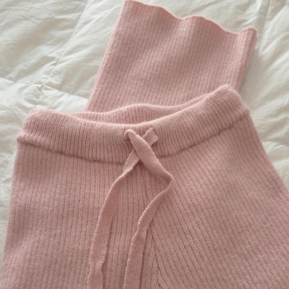 Shein Cozy Pink Cropped Cardigan and Pants Sweater Set NWOT - Picture 11 of 15